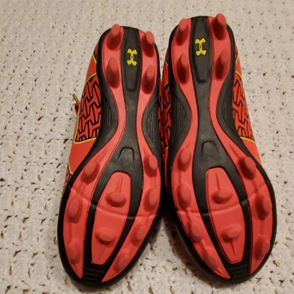 🎉Host Pick🎉 Under Armour, Little Girl rubber cleats. Sz 13 - Picture 5 of 6